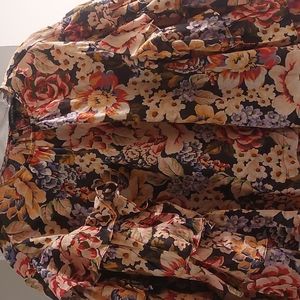 Multi colored floral top